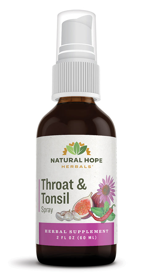 Throat & Tonsil Spray 2oz - Natural Hope Herbals